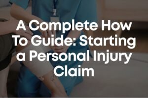 A complete guide to starting your personal injury claim in Ontario Canada by Cariati Law firm.